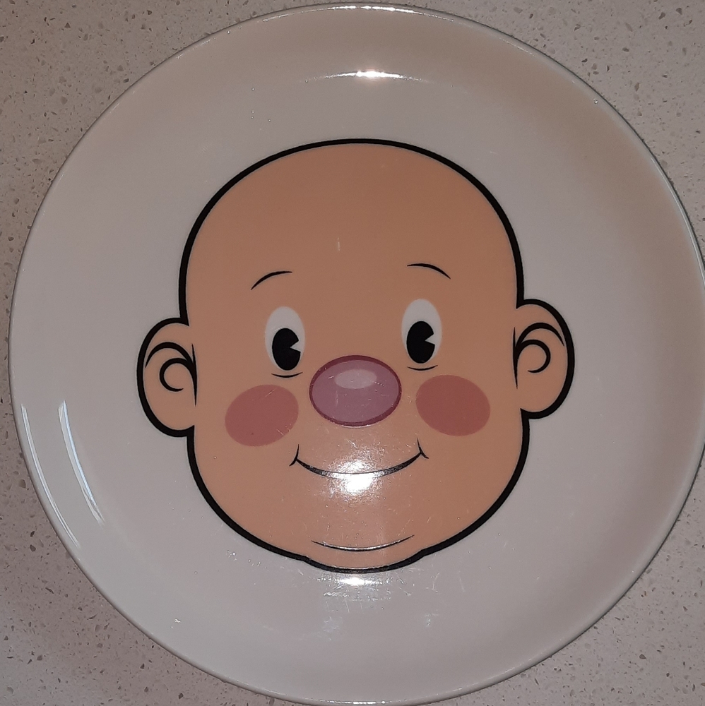 Ms. Food Face Genuine Ceramic plate